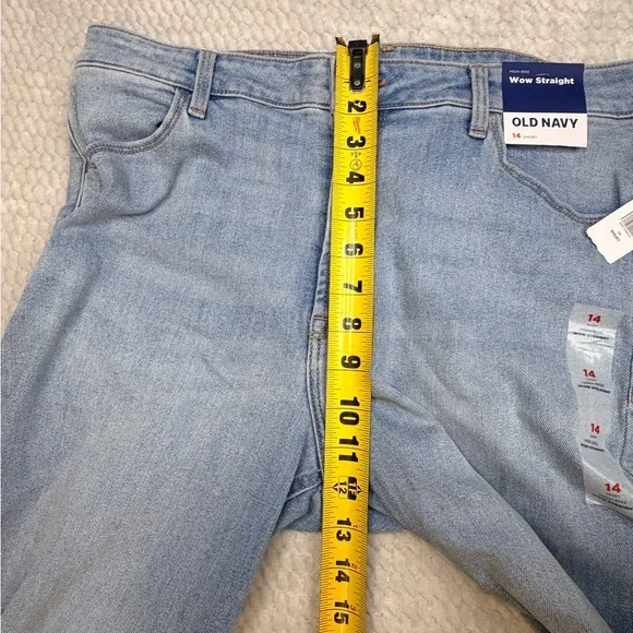 Old Navy Women’s Wow Straight Light Blue Denim - Picture 6 of 10